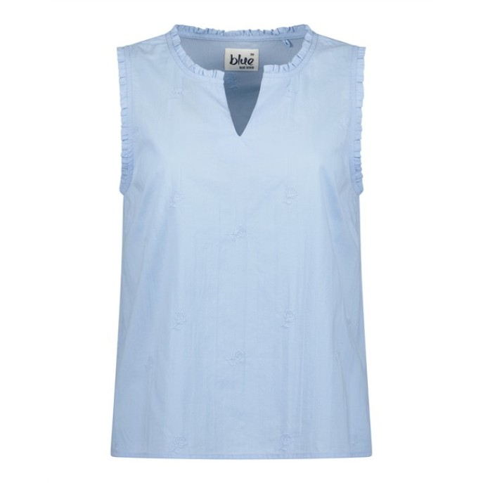 Blue Seven Top roos opdruk blauw 180295